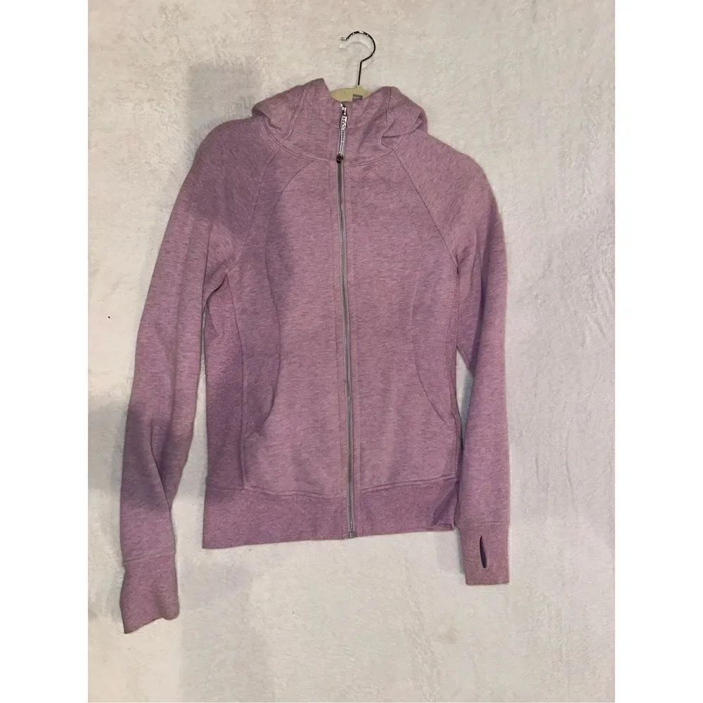 Size 2 LuLuLemon light purple workout jacket zip up